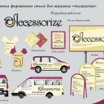 Разработка фирменного стиля для магазина "Accessorize"