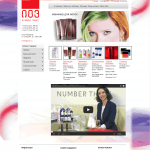 Сайт - каталог профессиональной косметики для волос NUMBER THREE