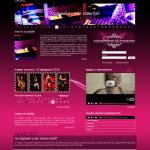 Дизайн сайта для клуба "Вишня"