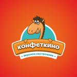 Логотип магазина сладостей «Конфеткино»