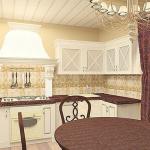 Дизайн кухни для деревянного дома