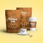 Дизайн упаковки и логотипа для Primeira Café