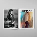 Верстка разворота TOPSHOP/TOPMAN для журнала "Я покупаю"
