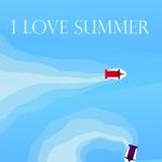 Открытка "Я люблю лето"