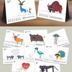 Разработка календаря с животными